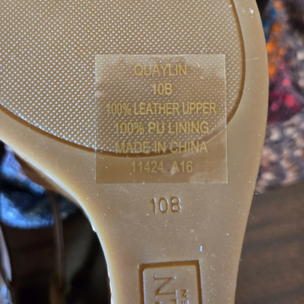 🥿 Ralph Lauren Platform Wedge Sandals – Size 10, Cognac Color